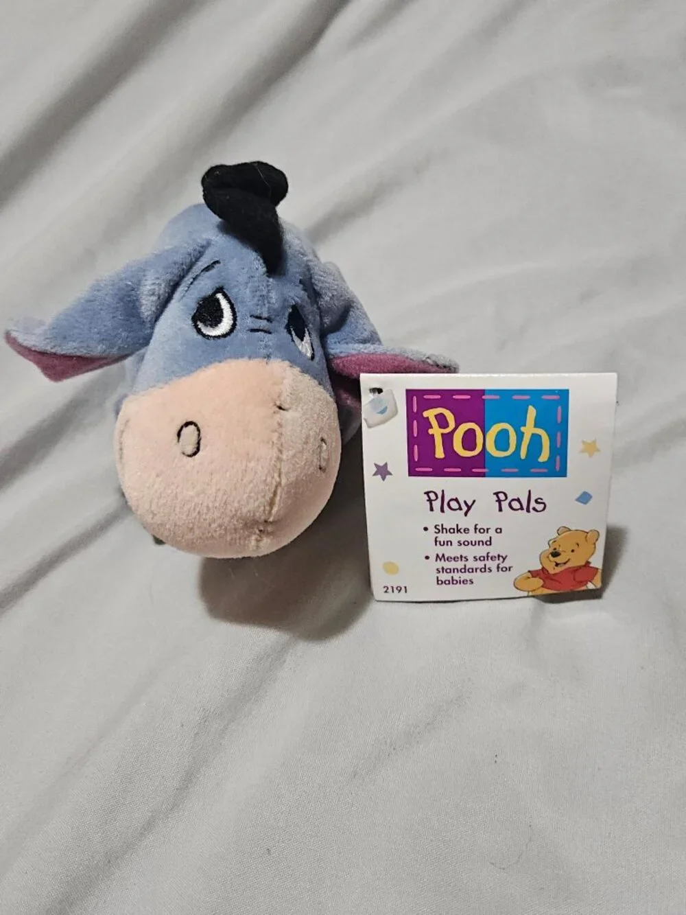 90s Eeyore Plush Rattle